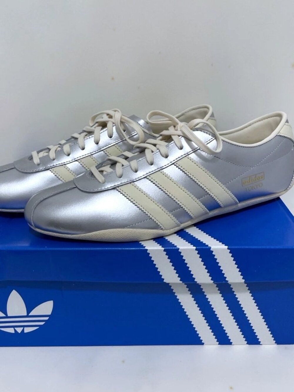 Women’s Adidas Originals Tokyo LE Shoes - Silver Cream White JQ0593